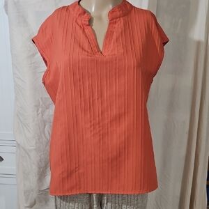 SHEIN Coral Textured Blouse